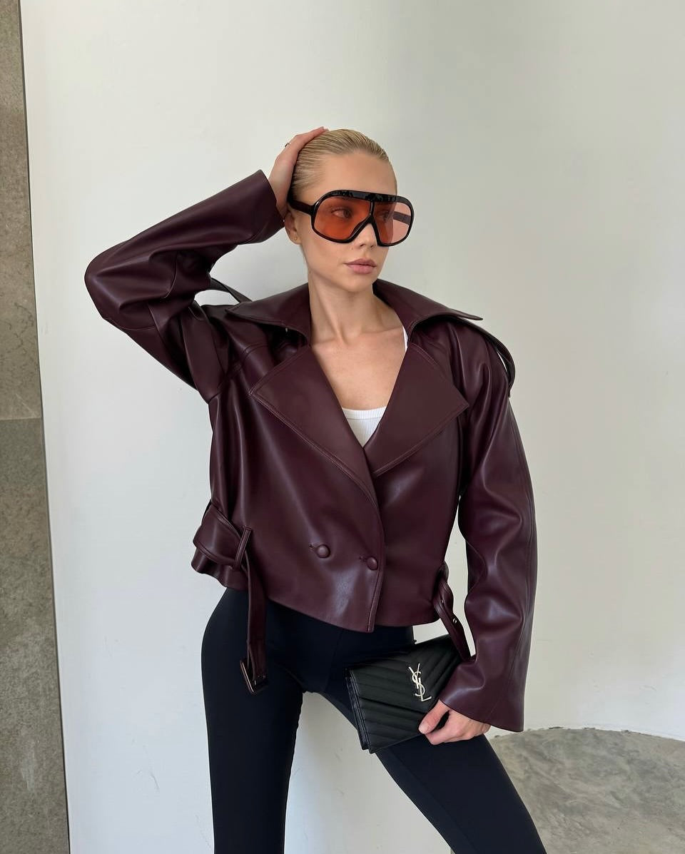 PREMIUM odinukė burgundy spalvos