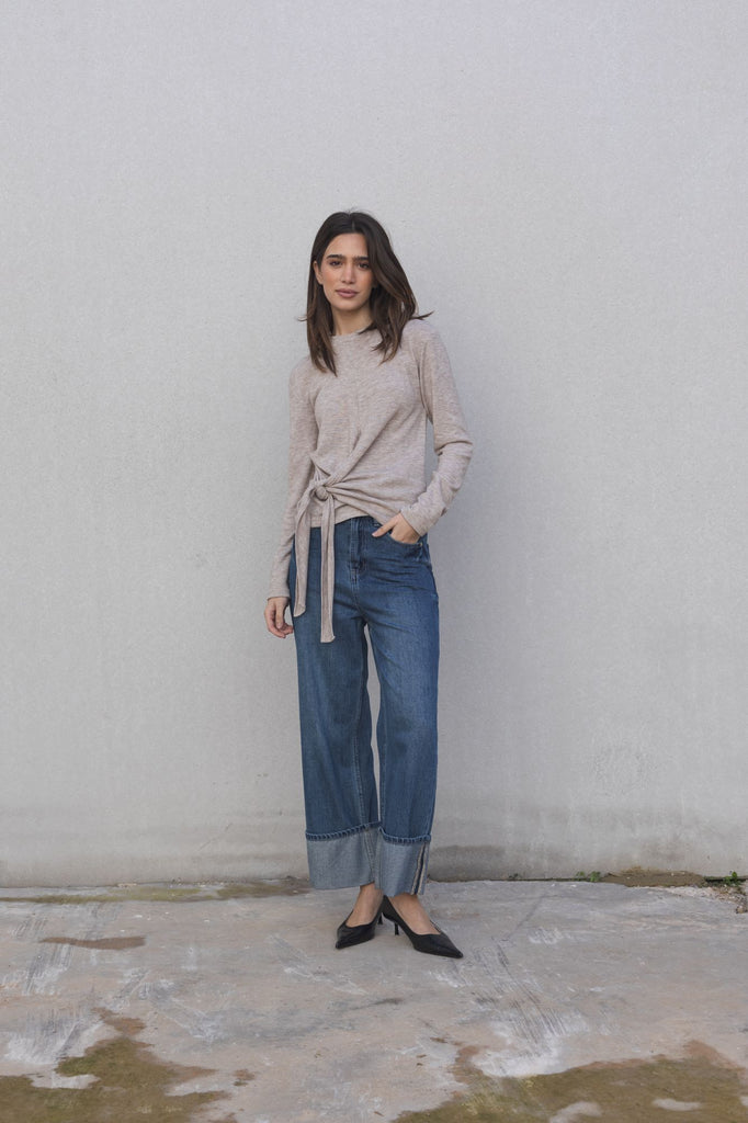 T-Shirt with Knot Detail