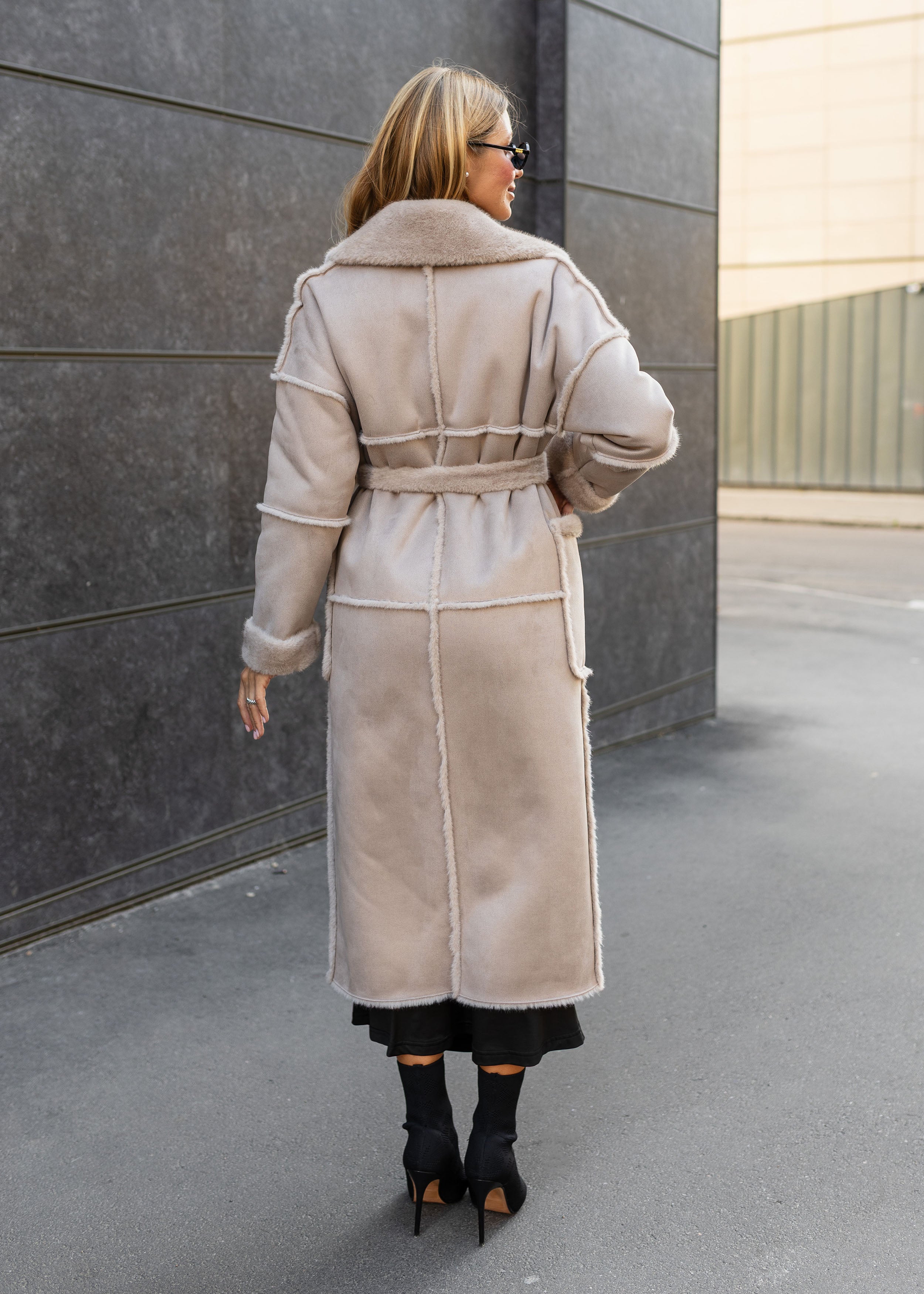 Long Sheepskin Coat