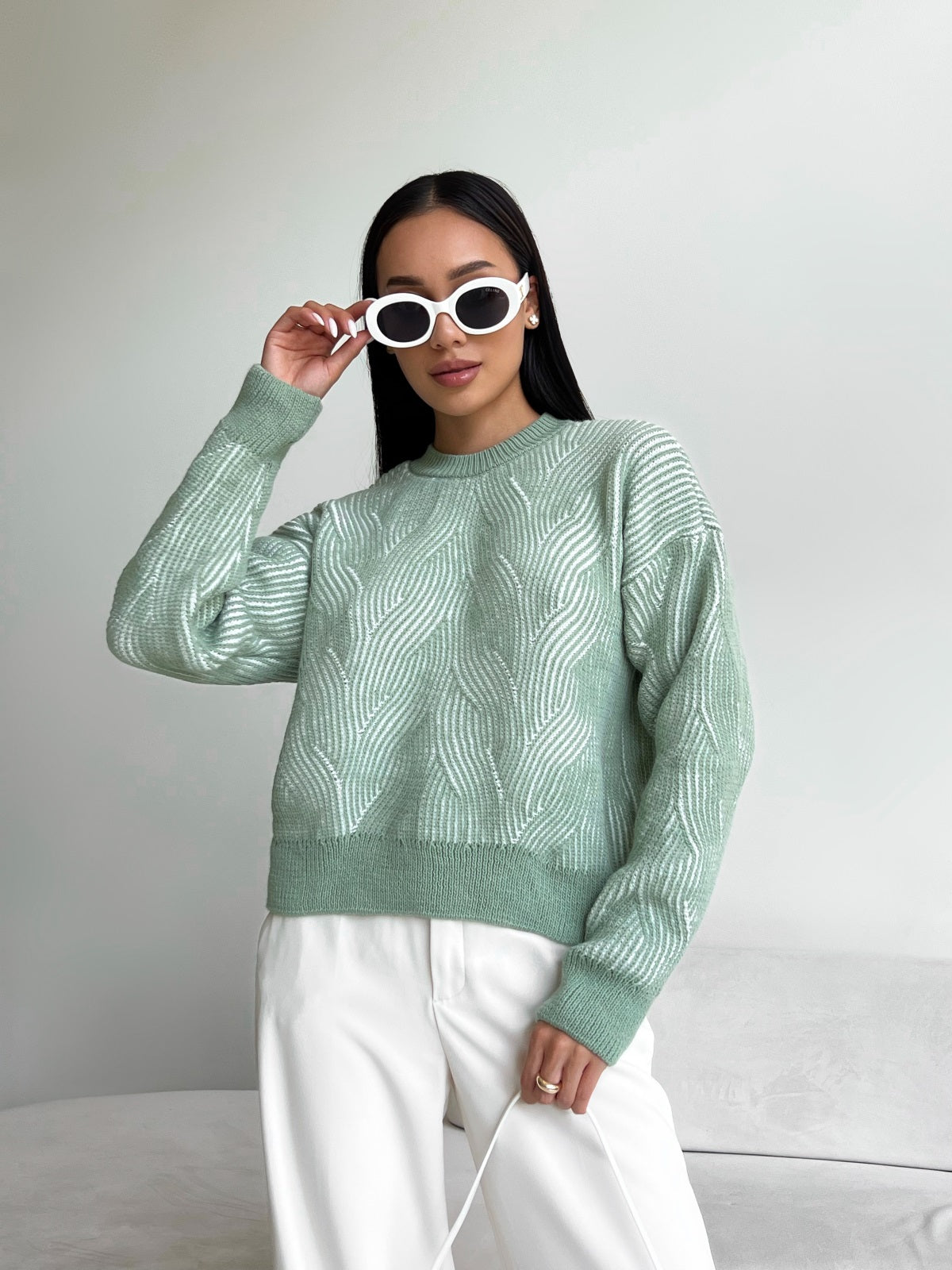 Stylish Sweater green