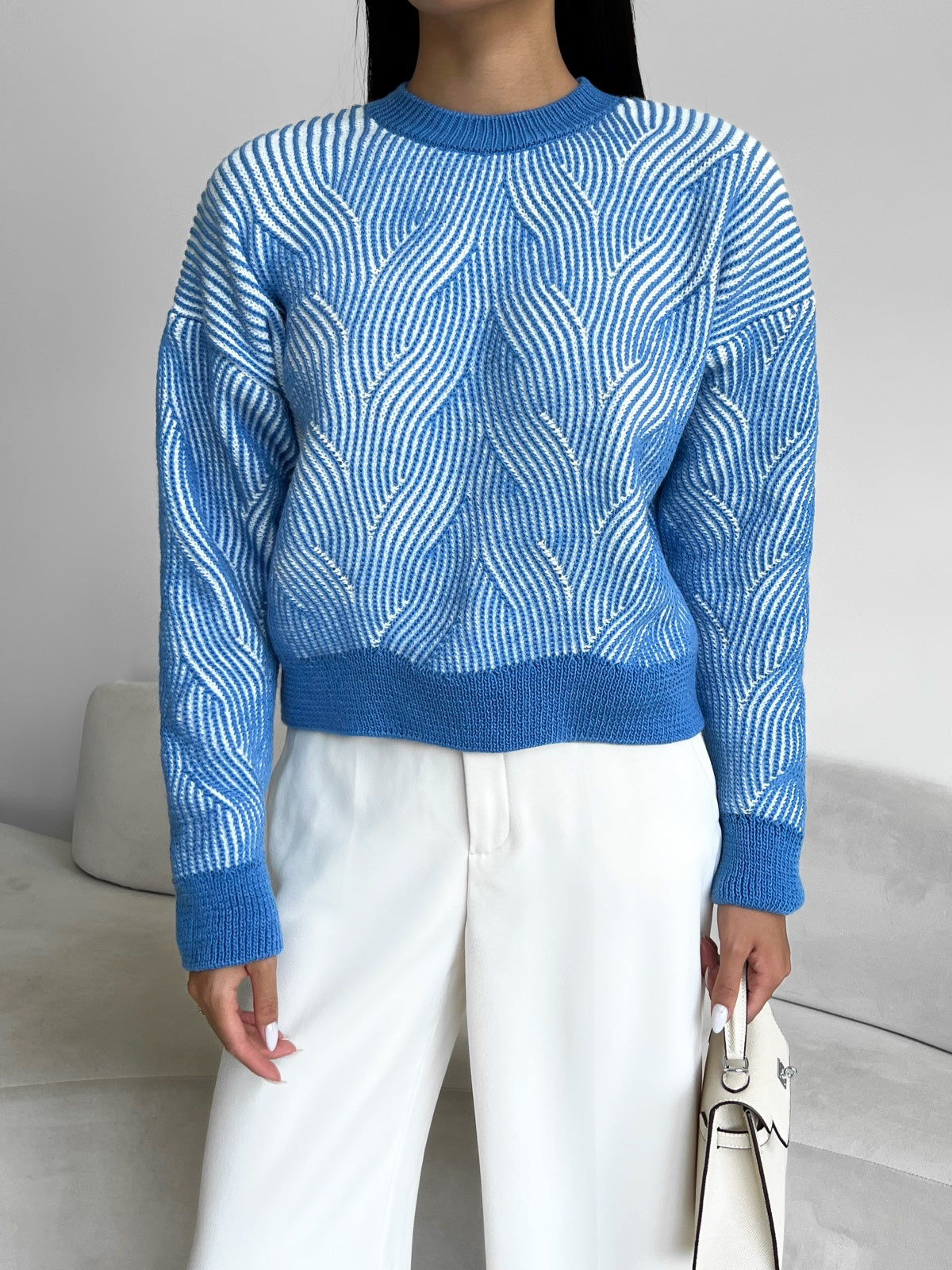 Stylish Sweater blue