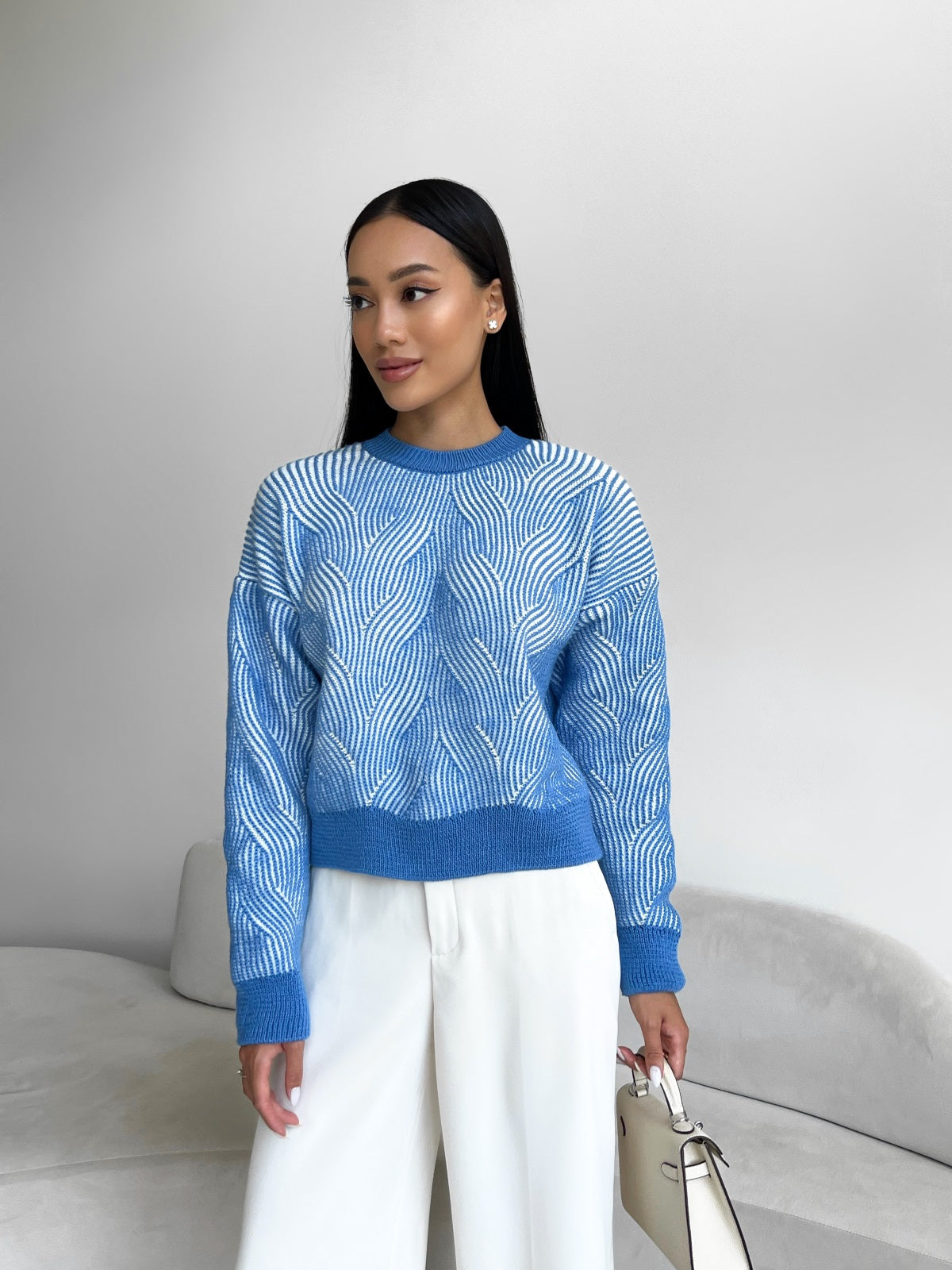 Stylish Sweater blue