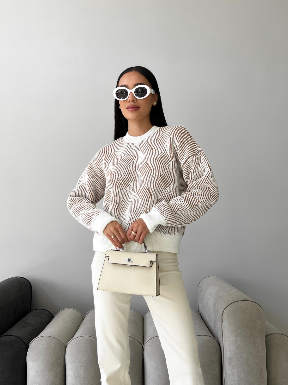 Stylish Sweater milky