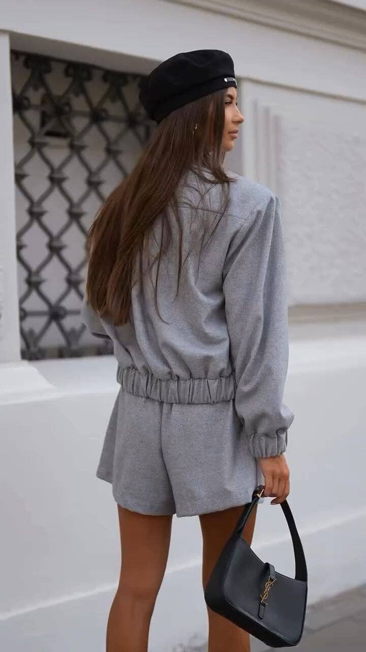 Bomber with Shorts