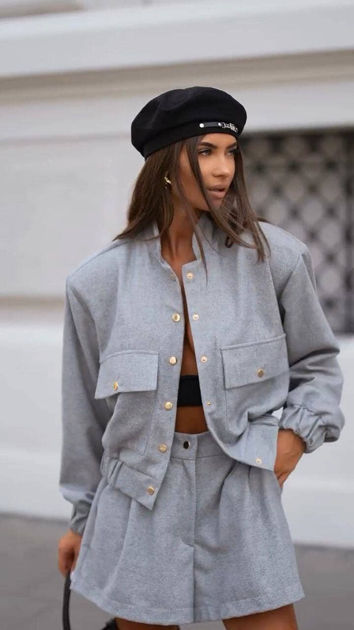 Bomber with Shorts