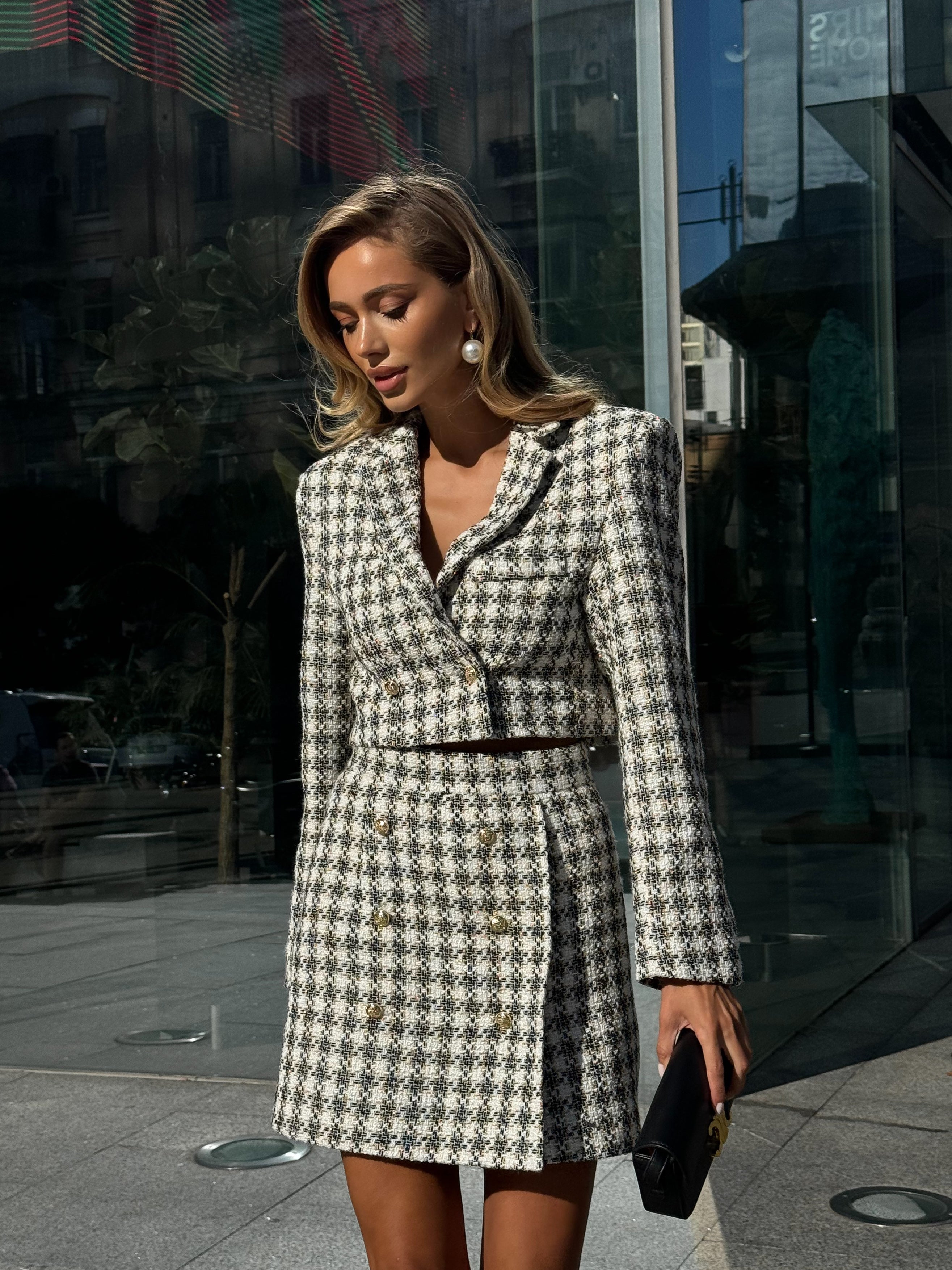 PREMIUM QUALITY Tweed Two-Piece Set