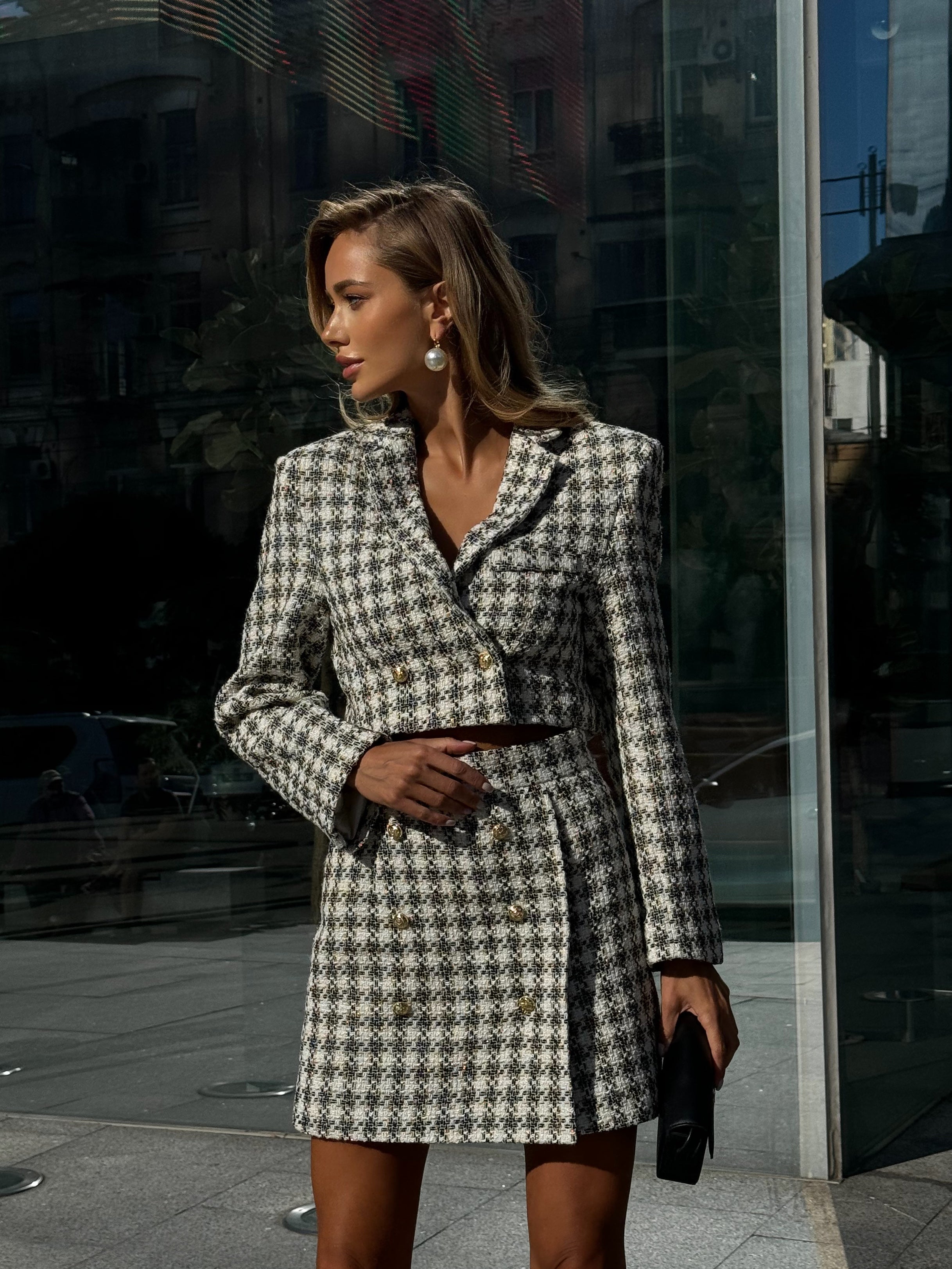 PREMIUM QUALITY Tweed Two-Piece Set