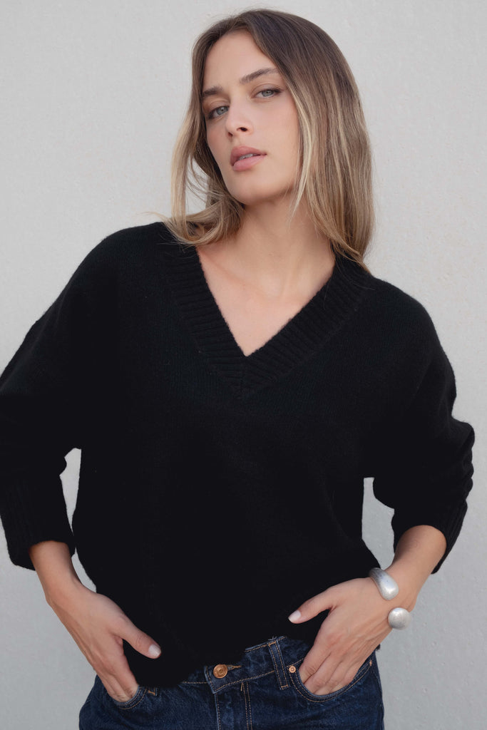 Oversized V-Neck Sweater