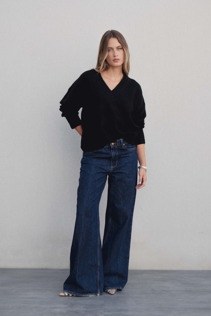 Oversized V-Neck Sweater