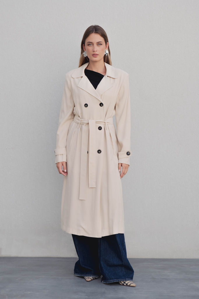 Trench Coat with Belt