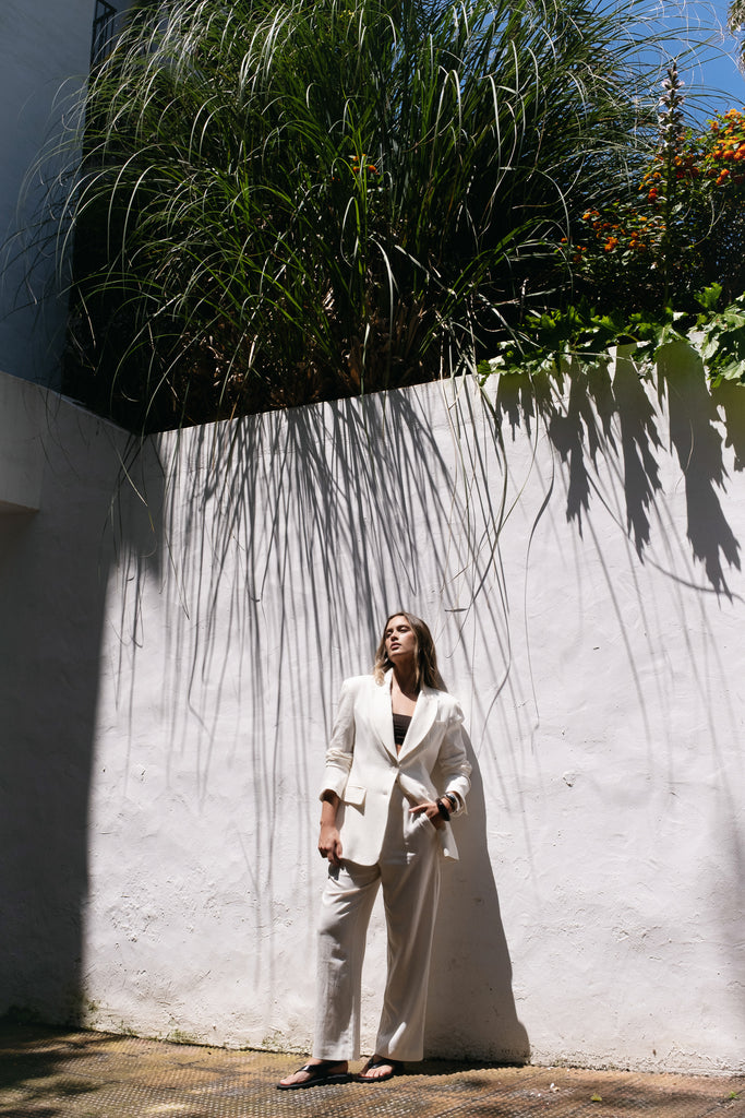 Linen Crudo Blazer