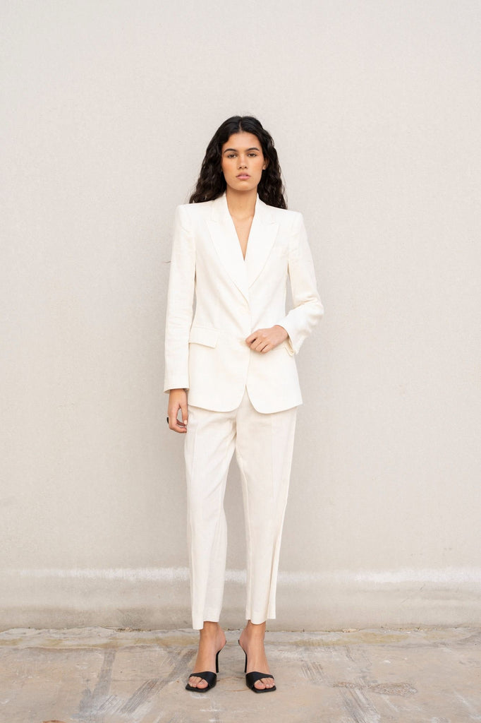 Linen Crudo Blazer