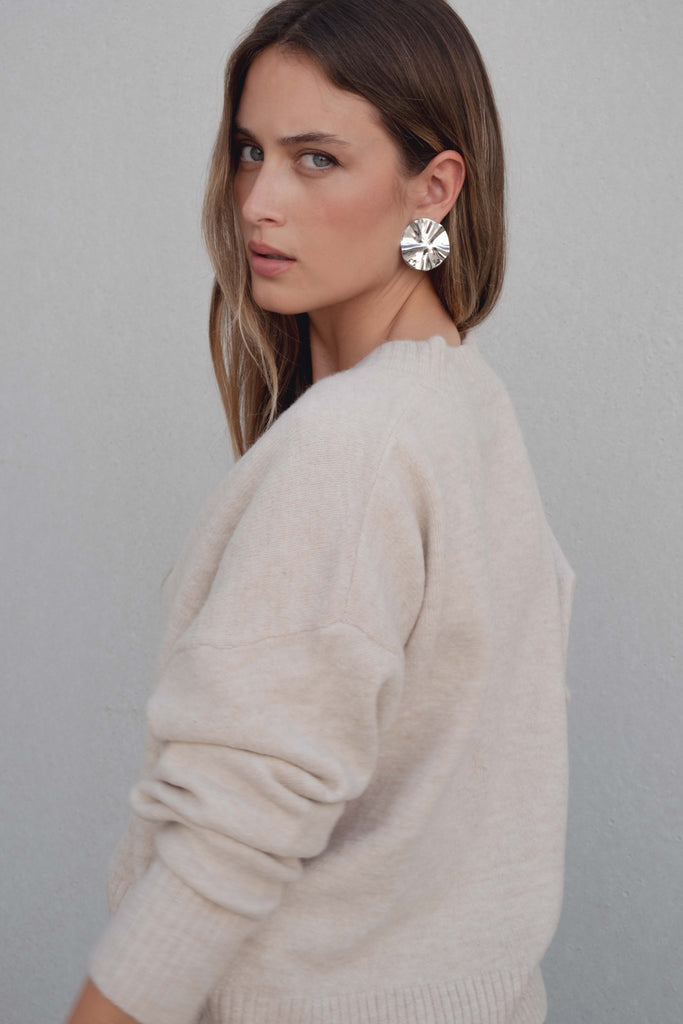 Oversized V-Neck Sweater