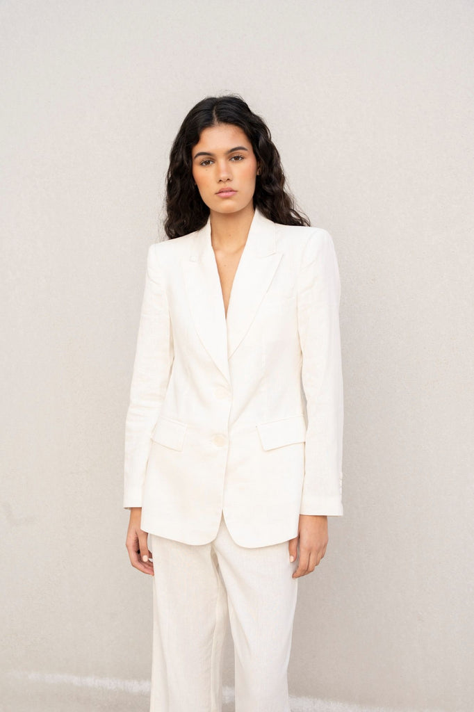 Linen Crudo Blazer
