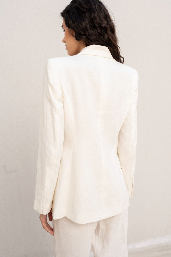 Linen Crudo Blazer