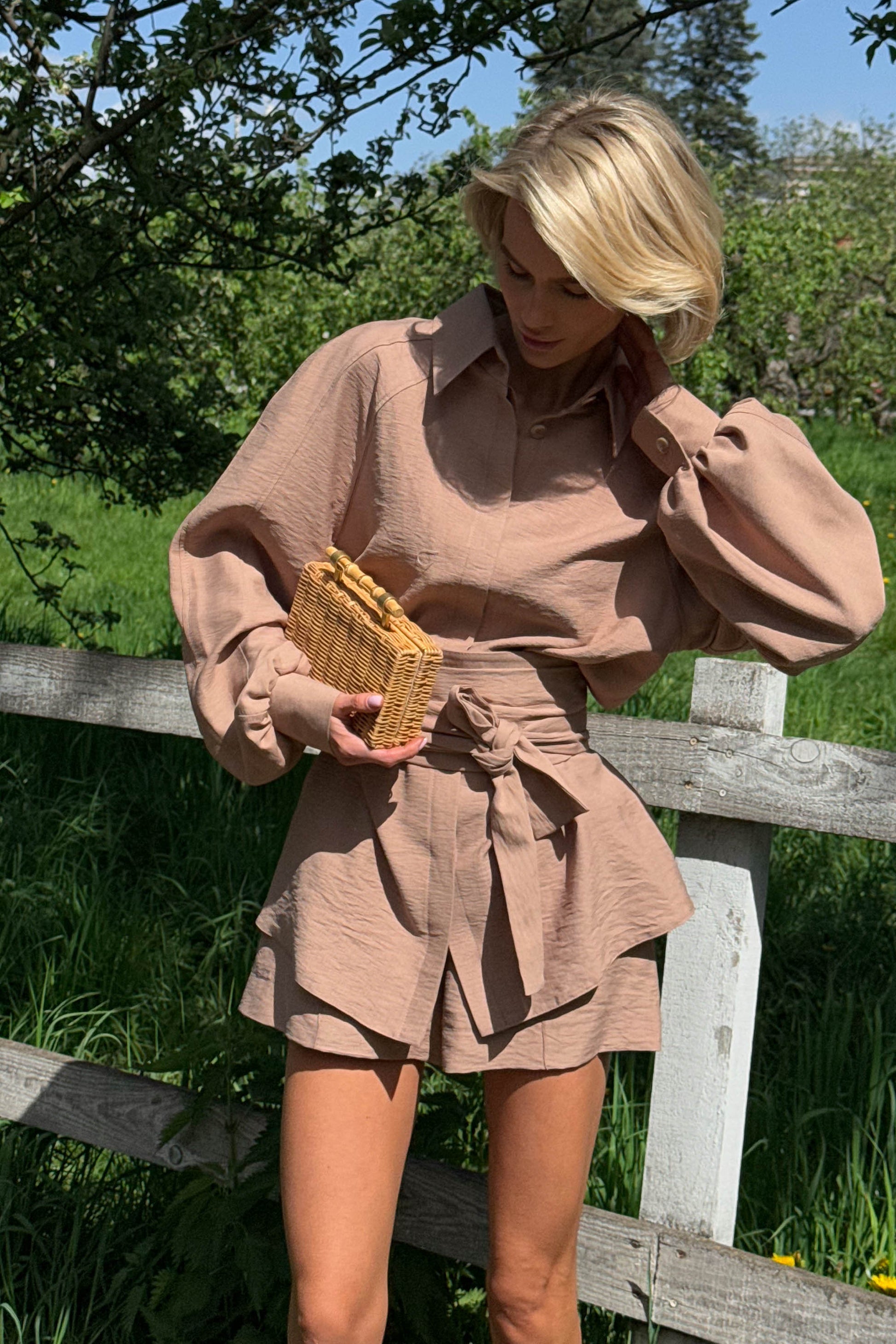LINEN Suit with shorts
