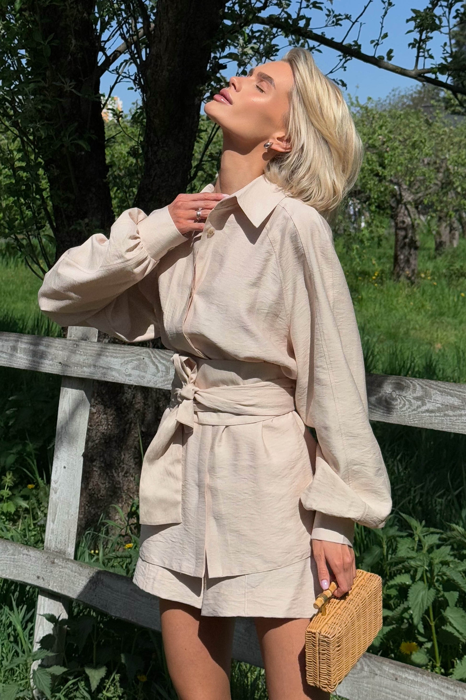 LINEN Suit with shorts