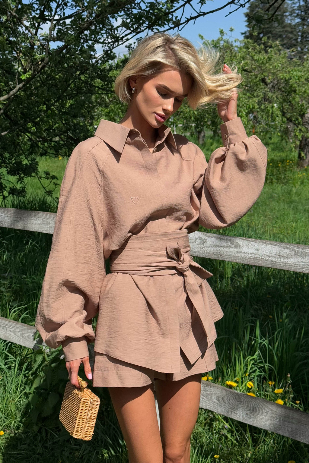 LINEN Suit with shorts