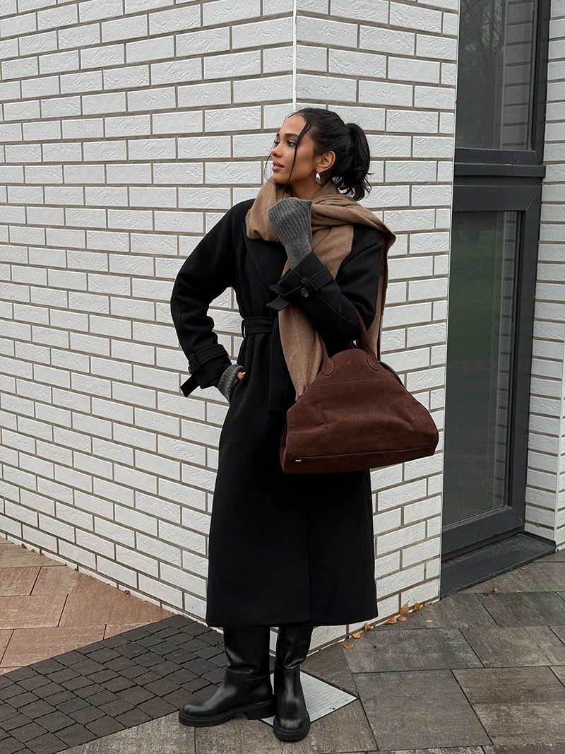 PREMIUM QUALITY Cashmere black coat