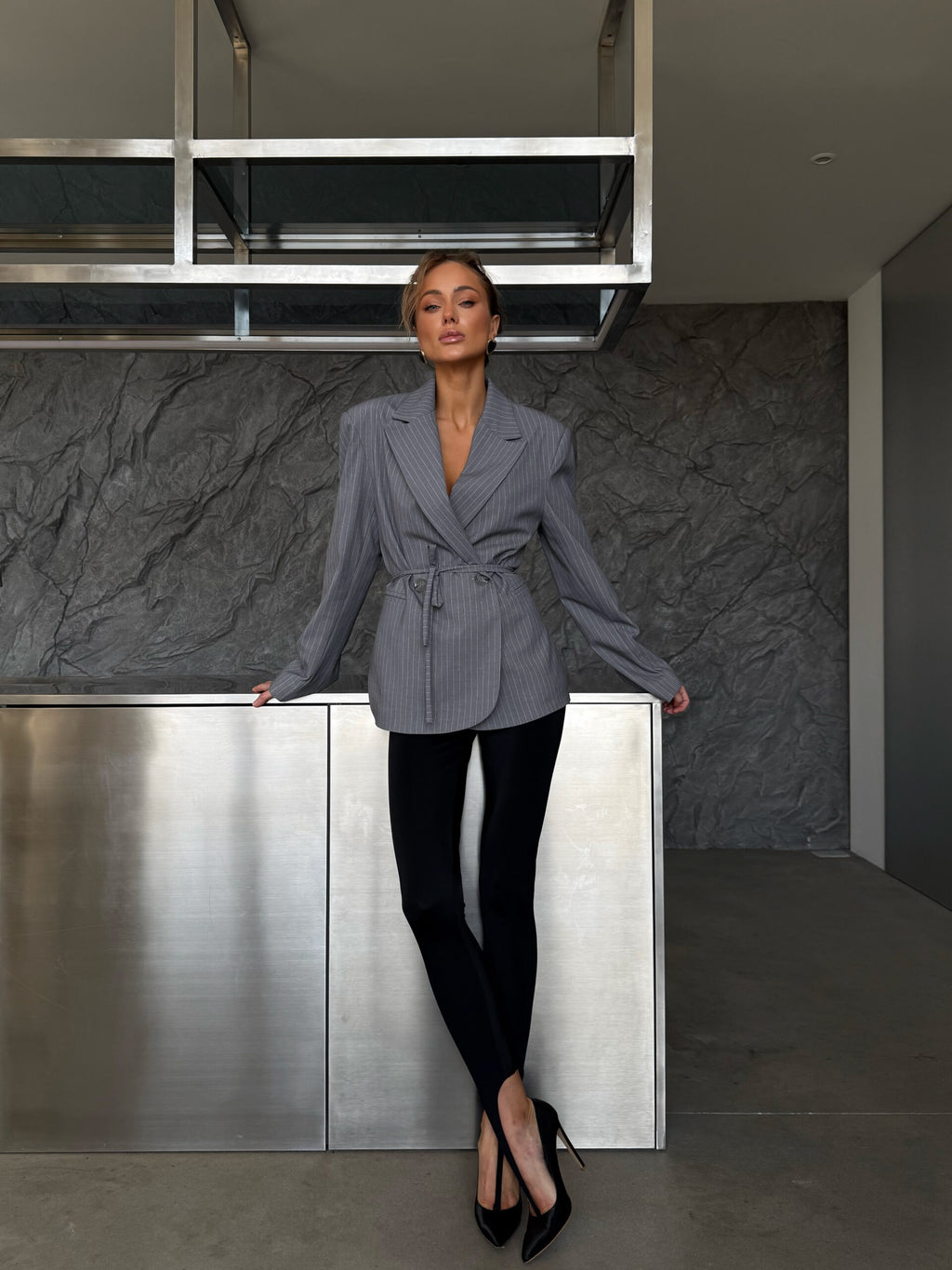 GESTREIFTE JACKE in 2 Farben