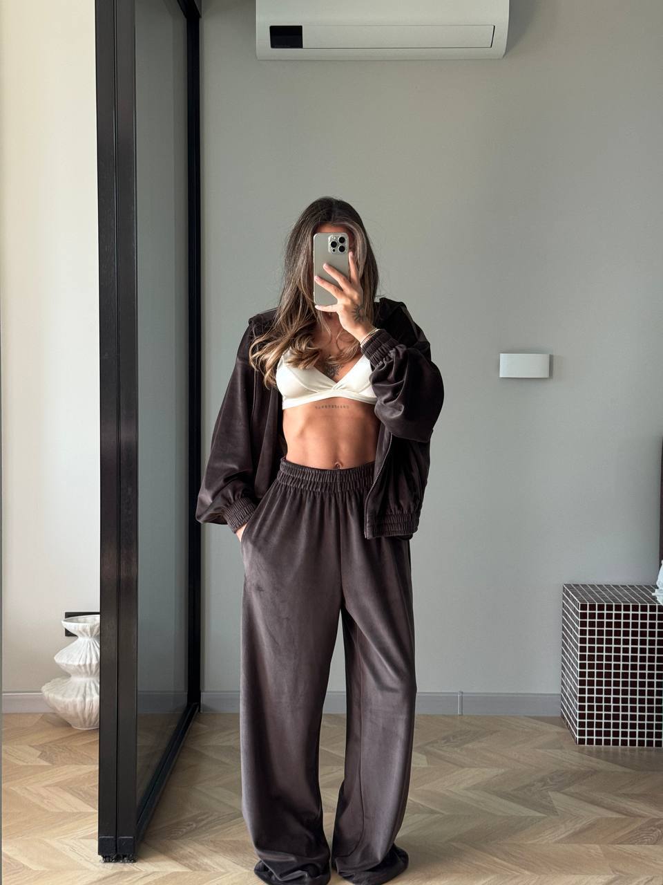 Velour Two-Piece Set
