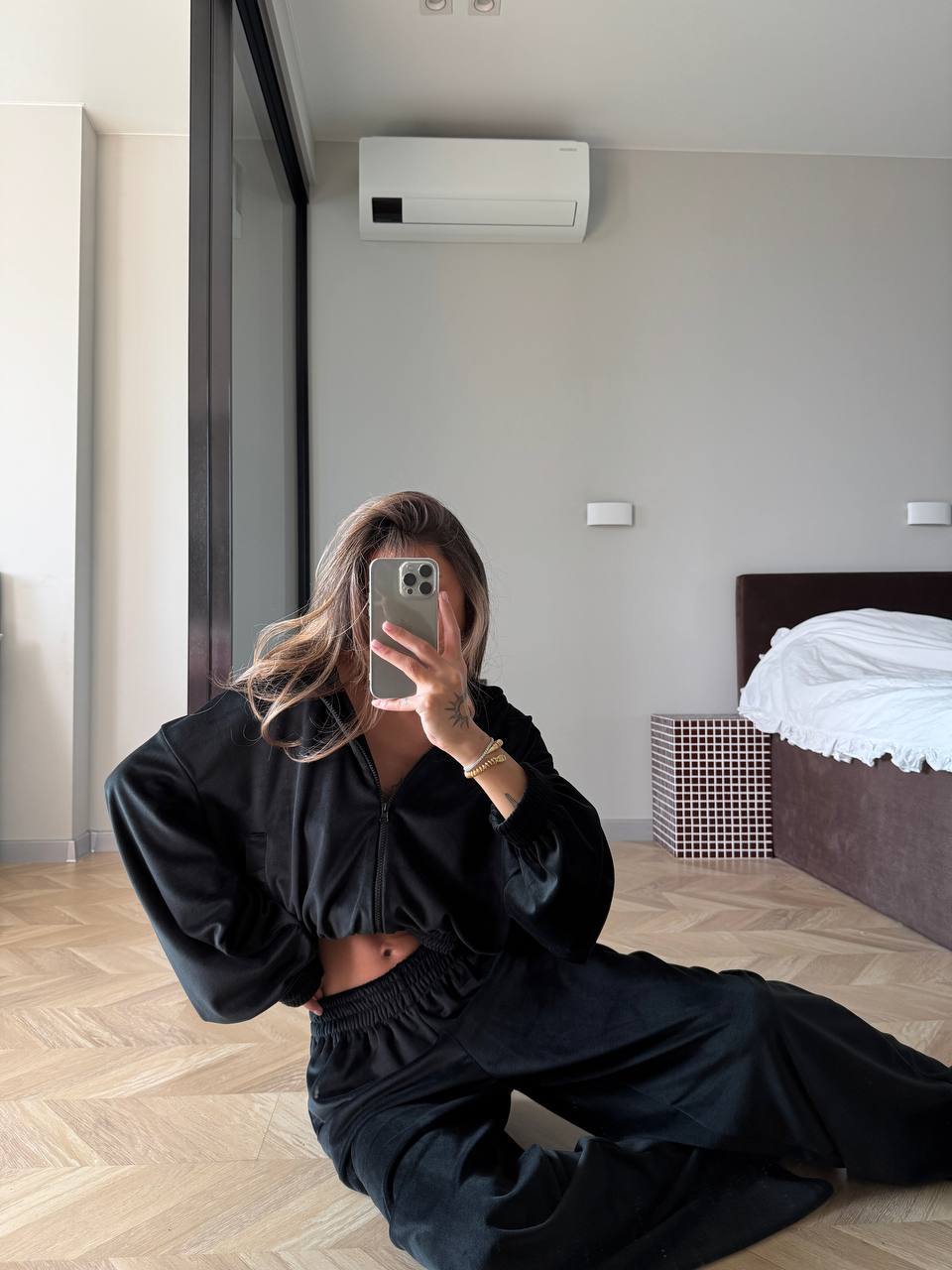 Velour Two-Piece Set