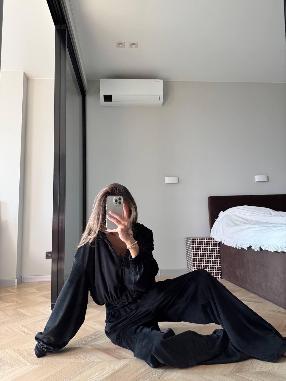 Velour Two-Piece Set