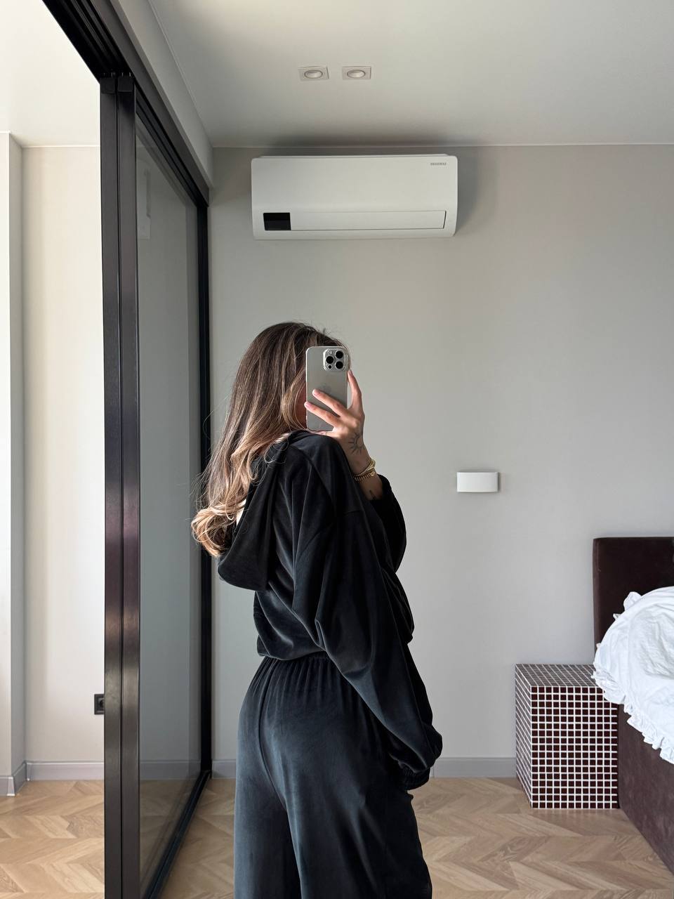 Velour Two-Piece Set
