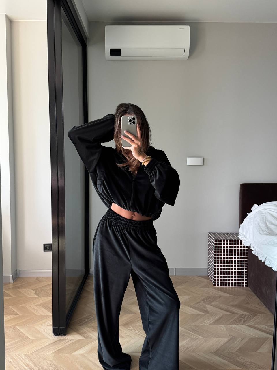 Velour Two-Piece Set