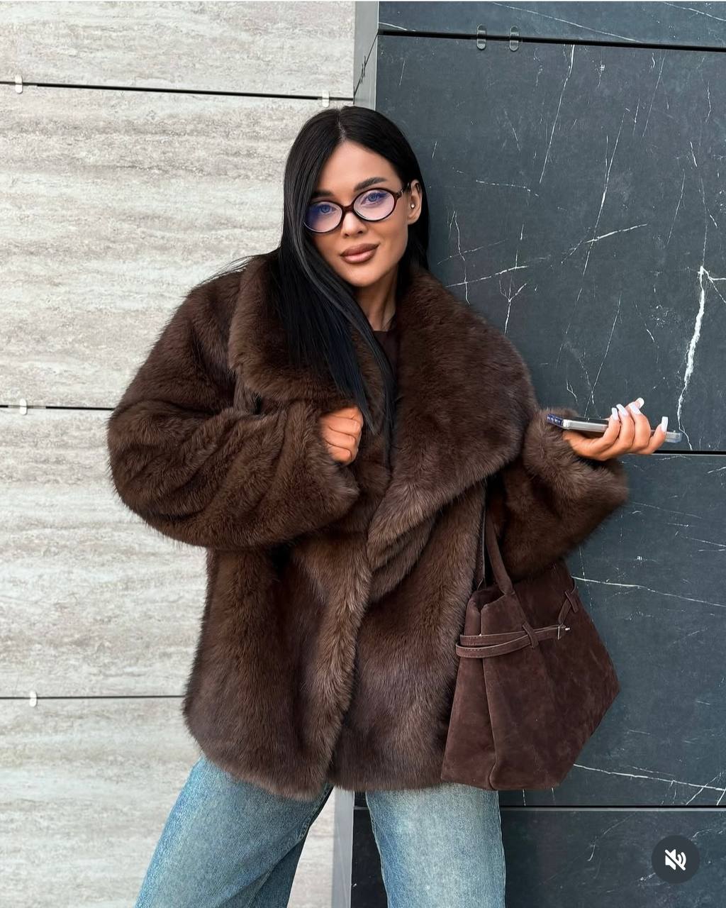Faux Fur Coat