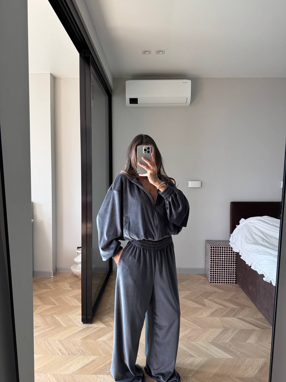 Velour Two-Piece Set