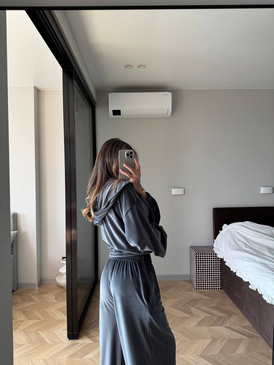 Velour Two-Piece Set