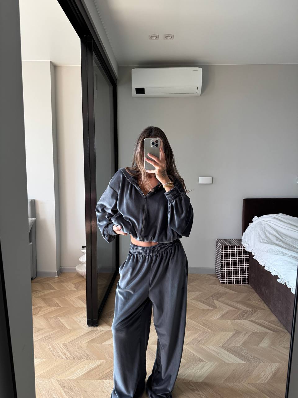 Velour Two-Piece Set