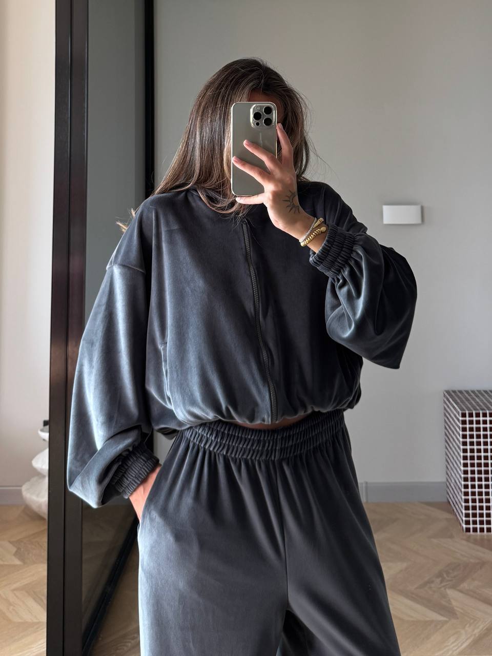 Velour Two-Piece Set