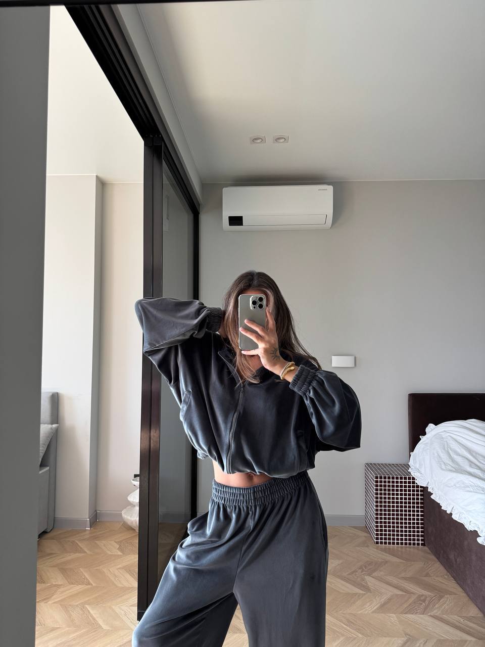 Velour Two-Piece Set