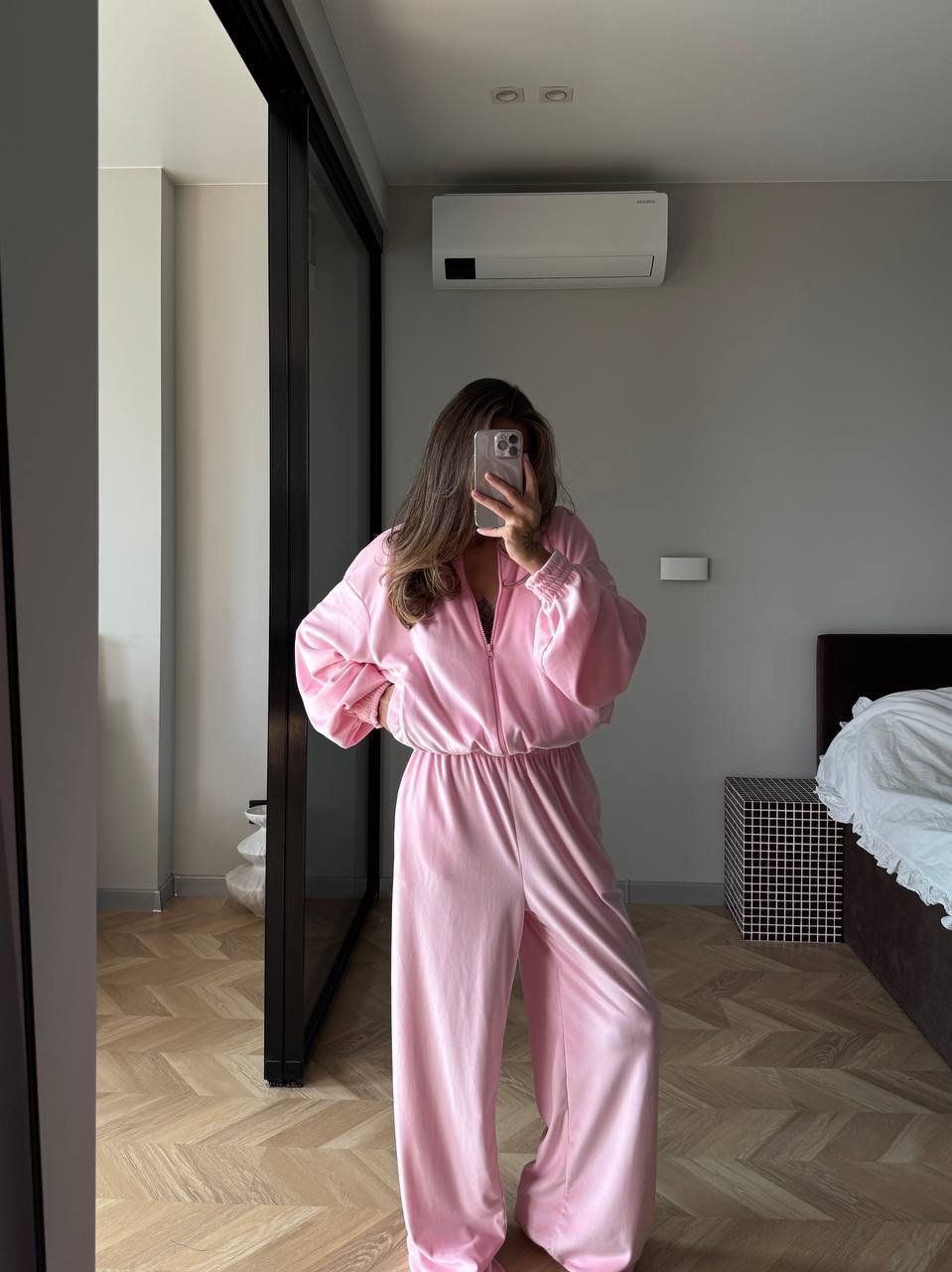 Velour Two-Piece Set