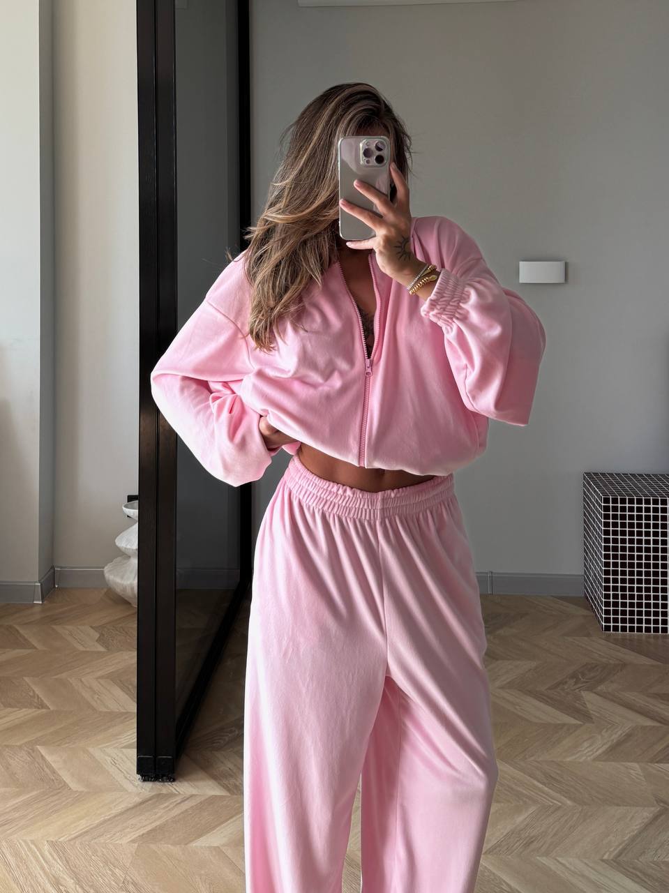Velour Two-Piece Set