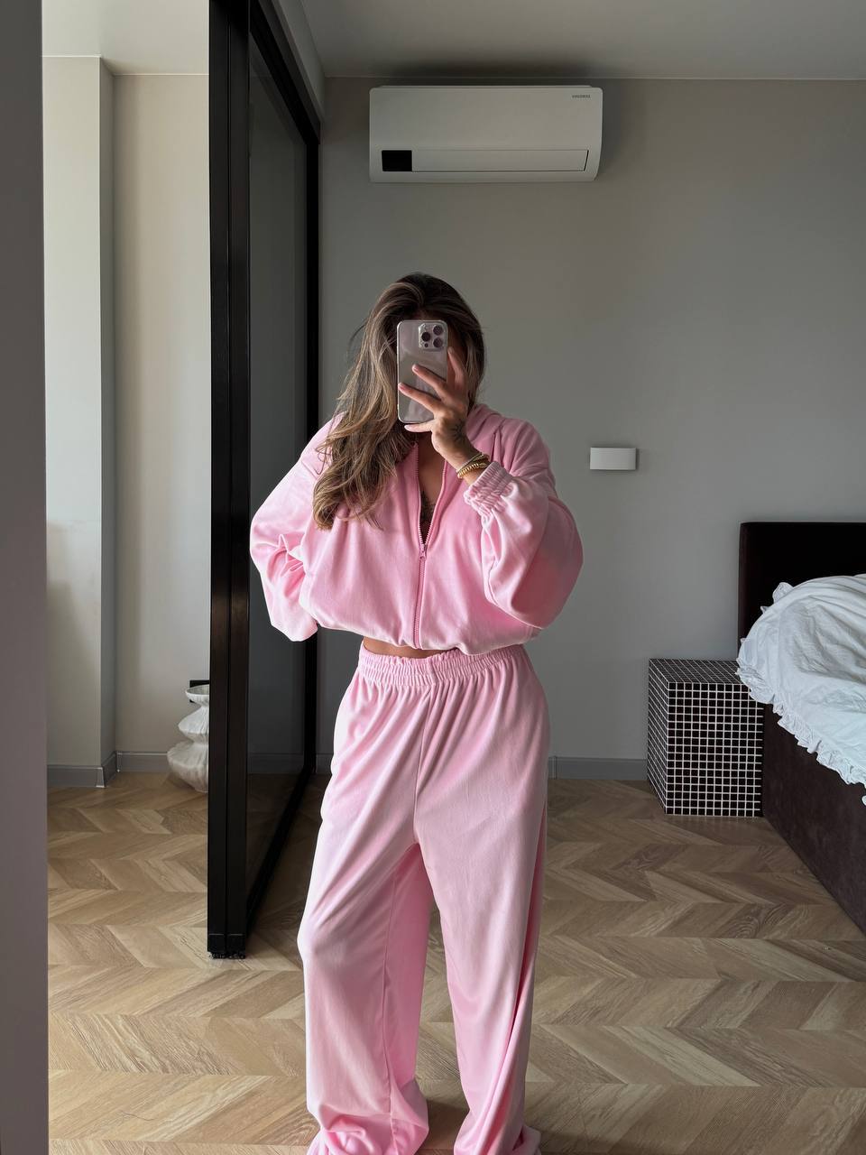 Velour Two-Piece Set