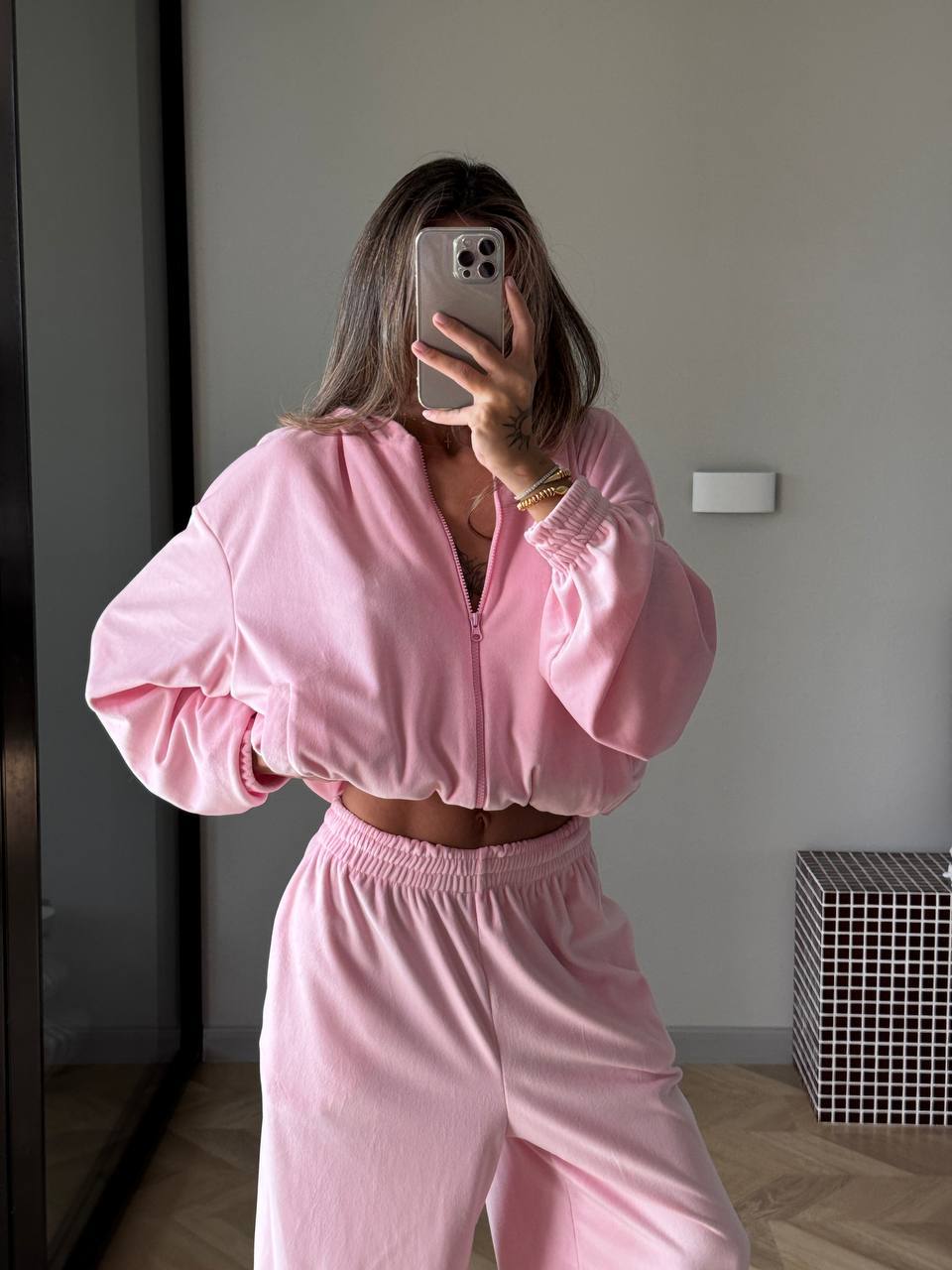 Velour Two-Piece Set