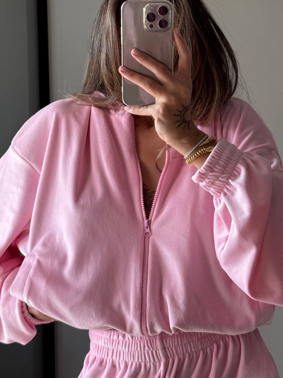 Velour Two-Piece Set