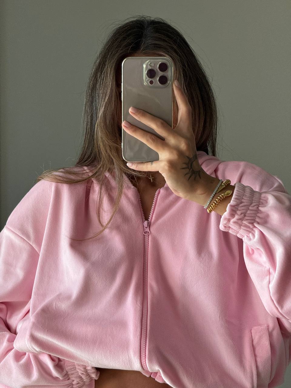 Velour Two-Piece Set