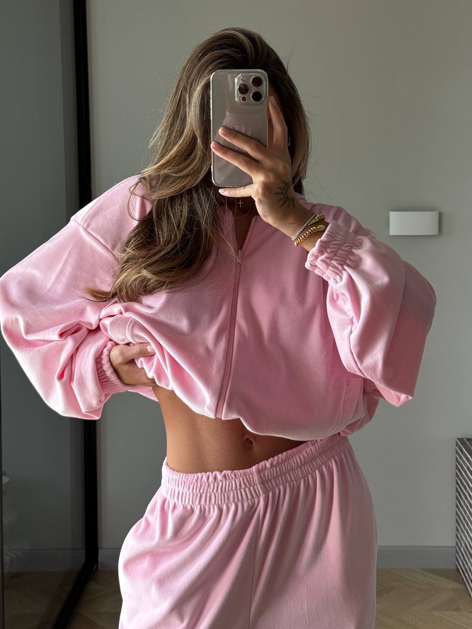 Velour Two-Piece Set