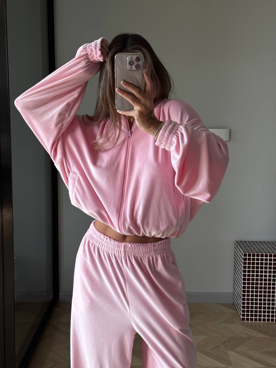 Velour Two-Piece Set