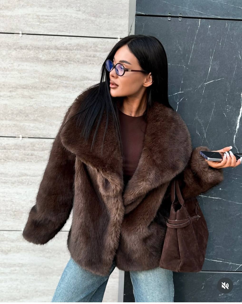Faux Fur Coat