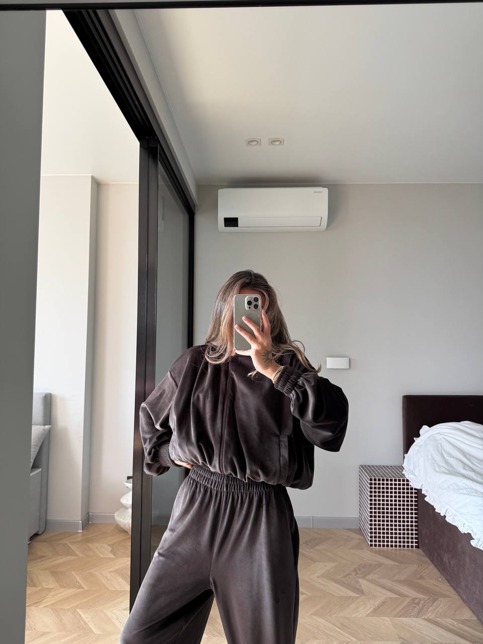Velour Two-Piece Set