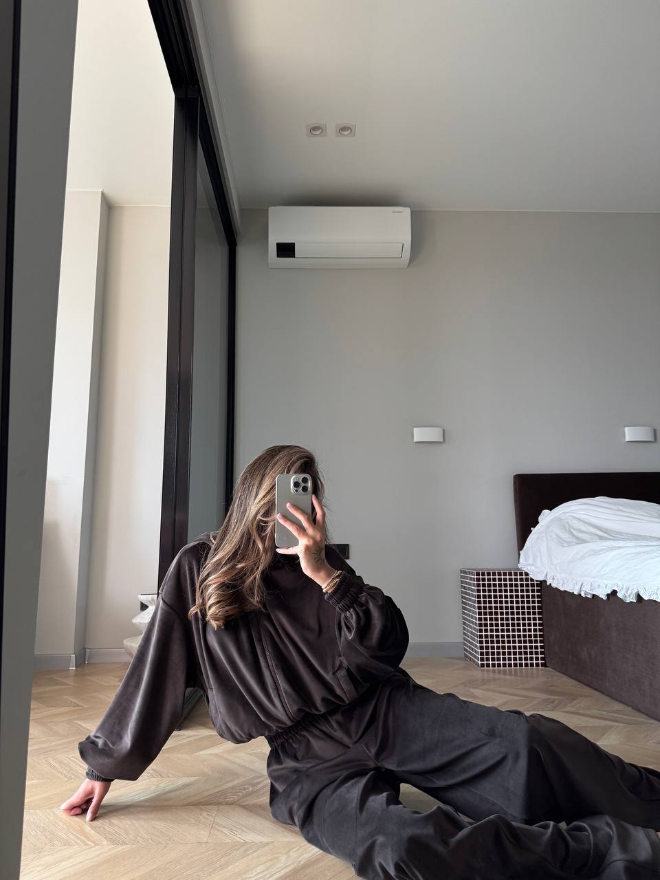 Velour Two-Piece Set