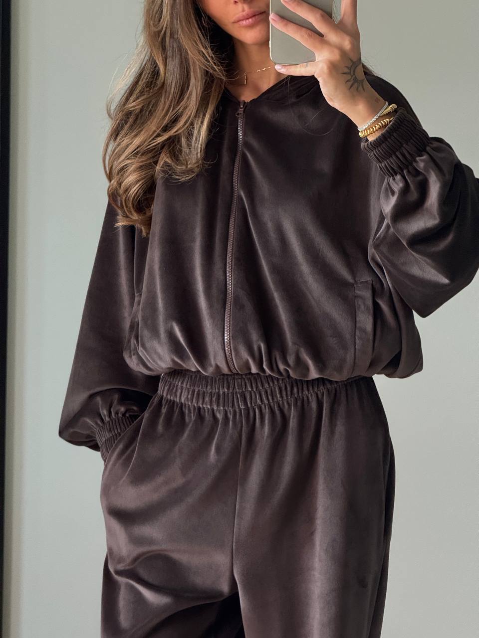 Velour Two-Piece Set