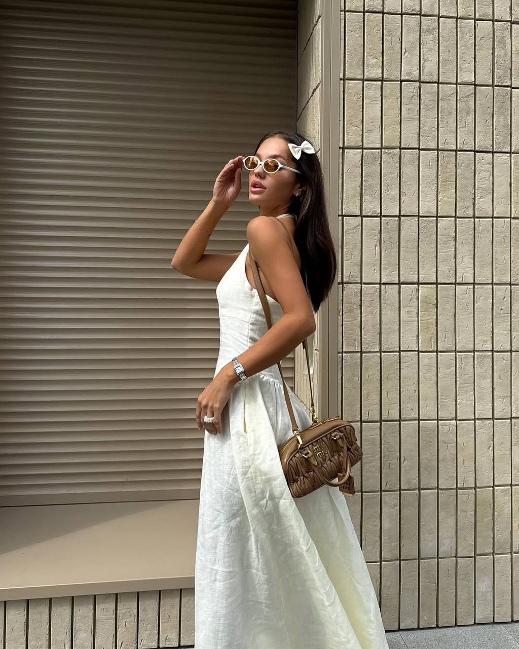 LEONORA LINEN DRESS