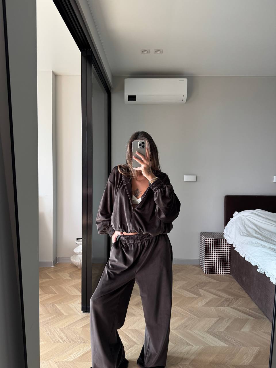 Velour Two-Piece Set