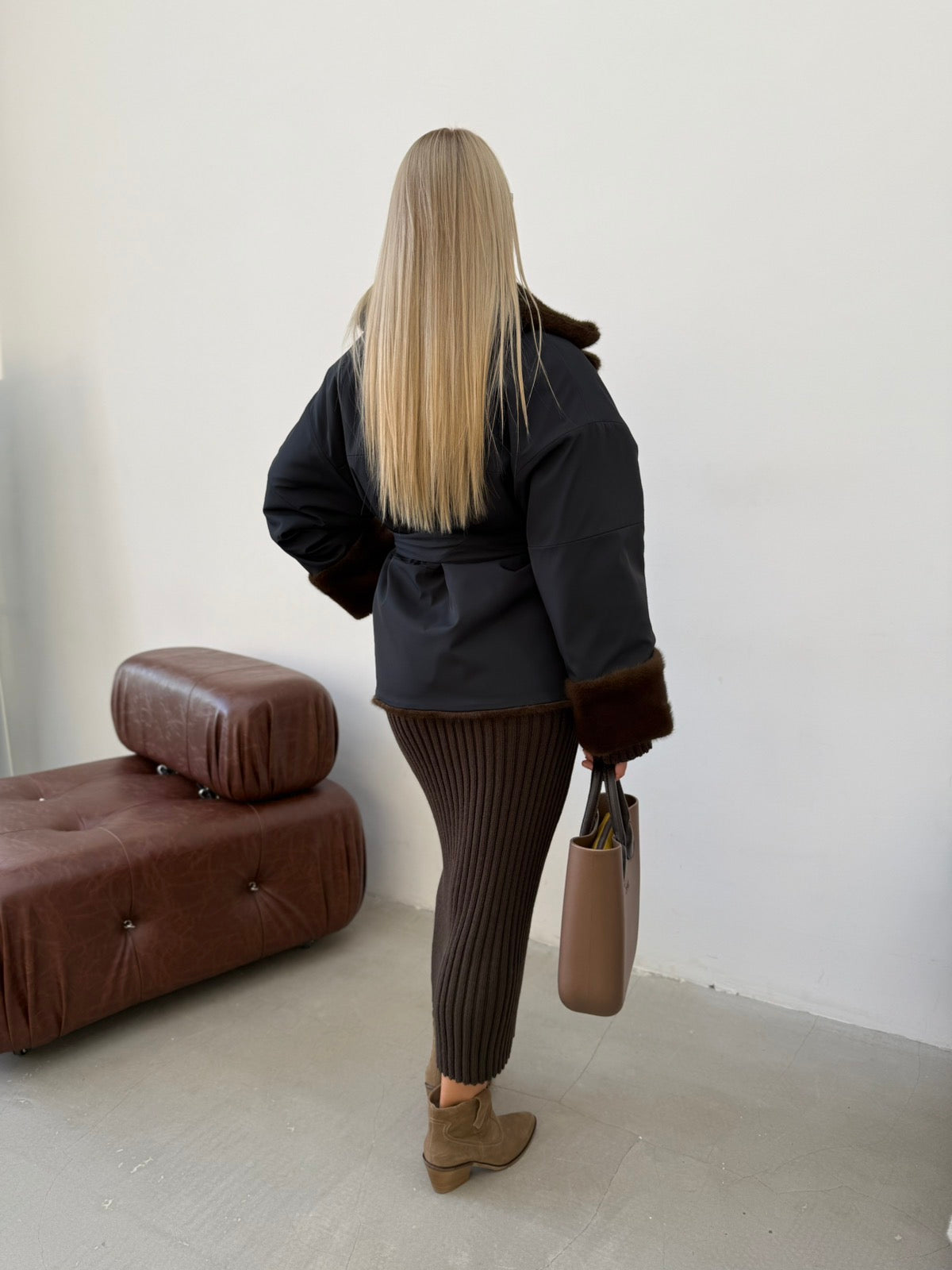 Dvipusis kailinis paltas